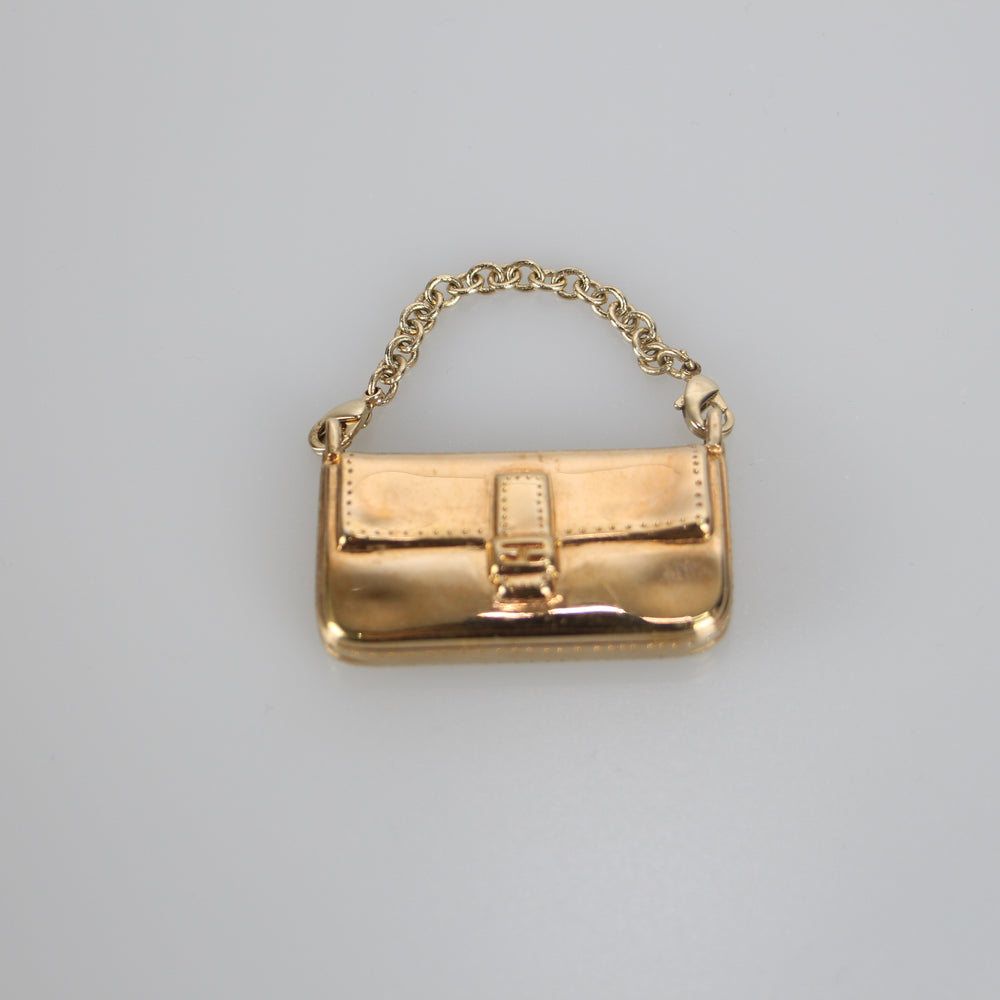 Gold Baguette Charms Bag
