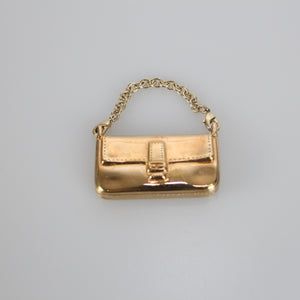 Gold Baguette Charms Bag
