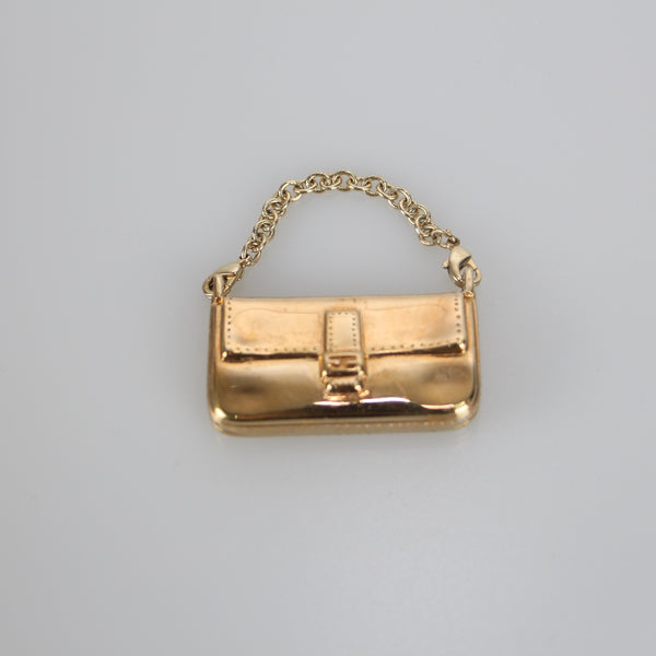 Gold Baguette Charms Bag