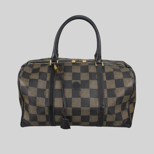 Pequin Check Boston Bag