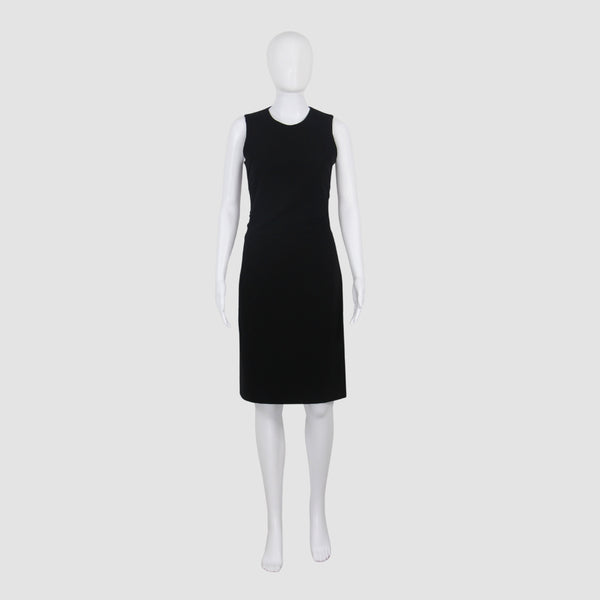 Joseph Black Sleevless Midi Dress