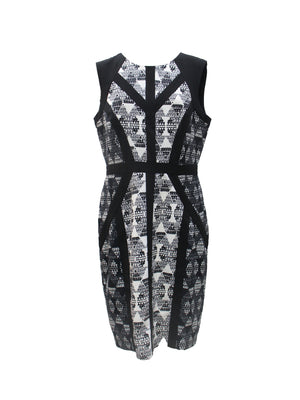 BCBGMAXAZRIA Light Blue Embroidered Lace Cold Shoulder Dress