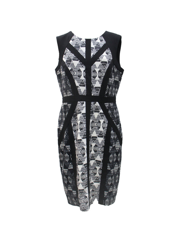 BCBGMAXAZRIA Light Blue Embroidered Lace Cold Shoulder Dress