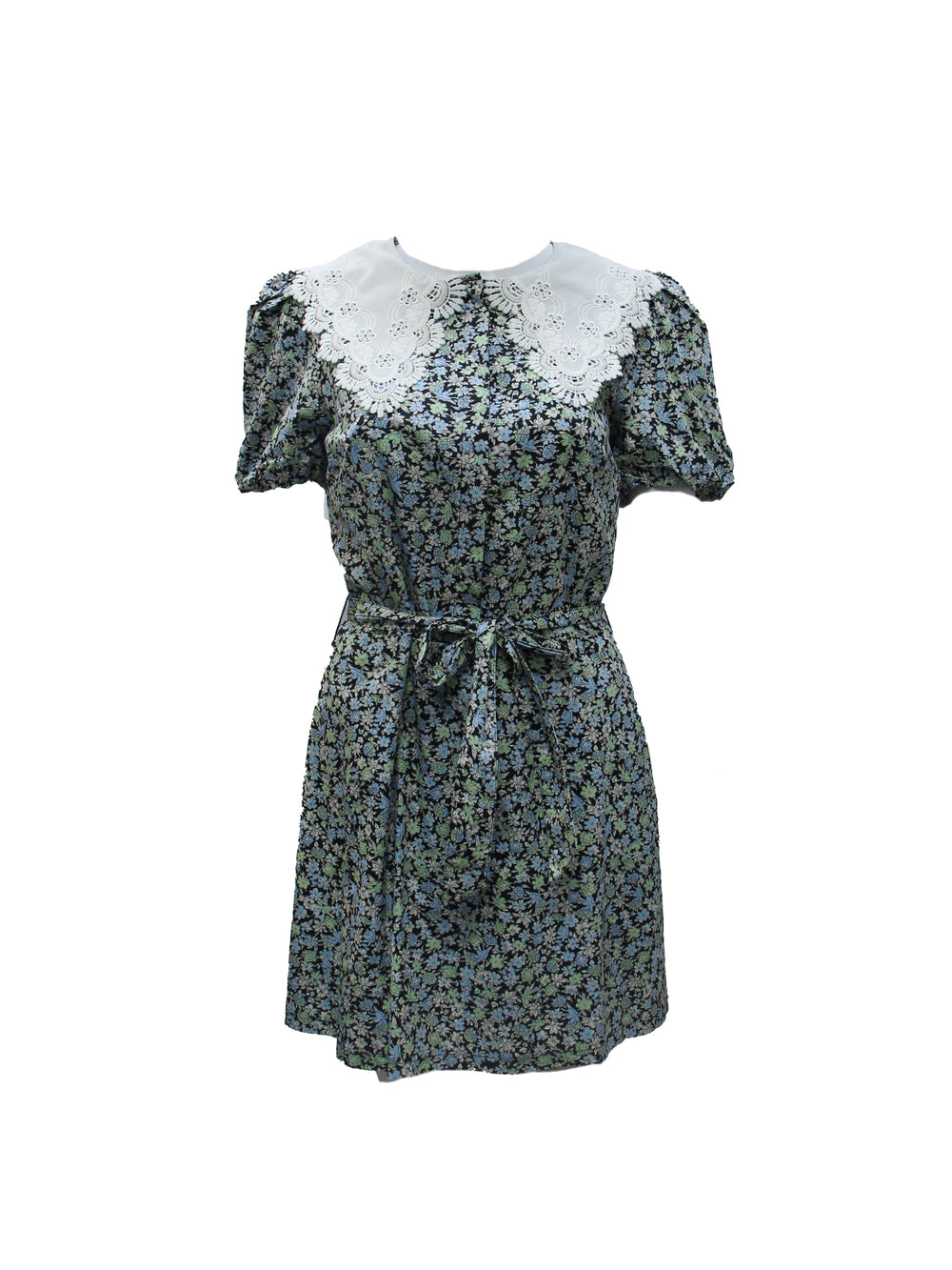 Maje Floral Print Mini Dress