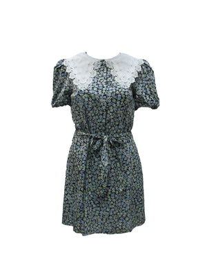 Maje Floral Print Mini Dress