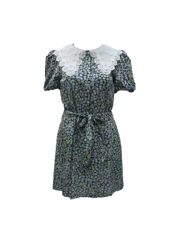 Maje Floral Print Mini Dress