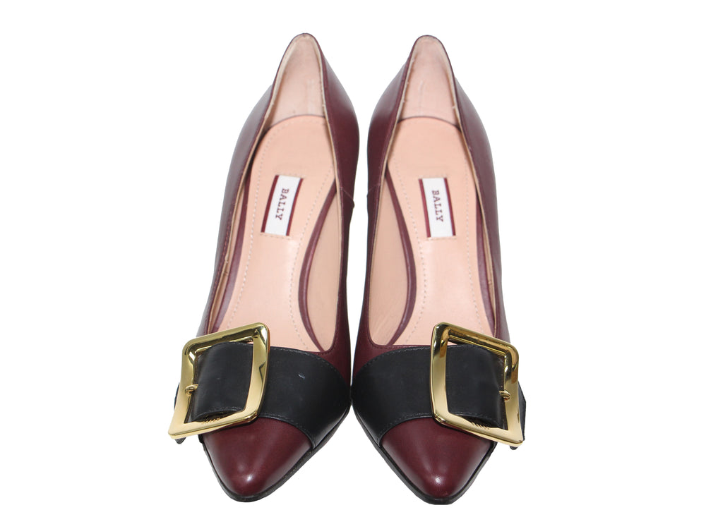 Bally Burgundy High Heels