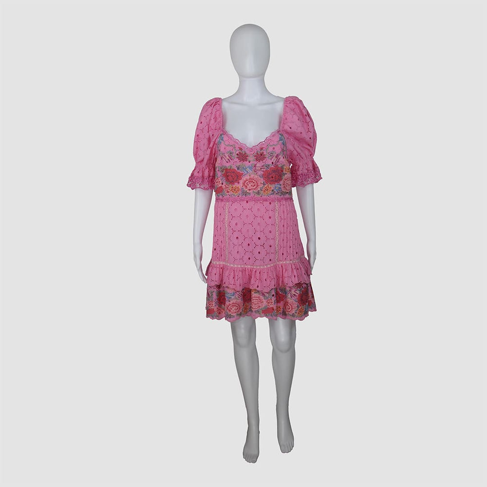 Thressey Lace Mini Dress