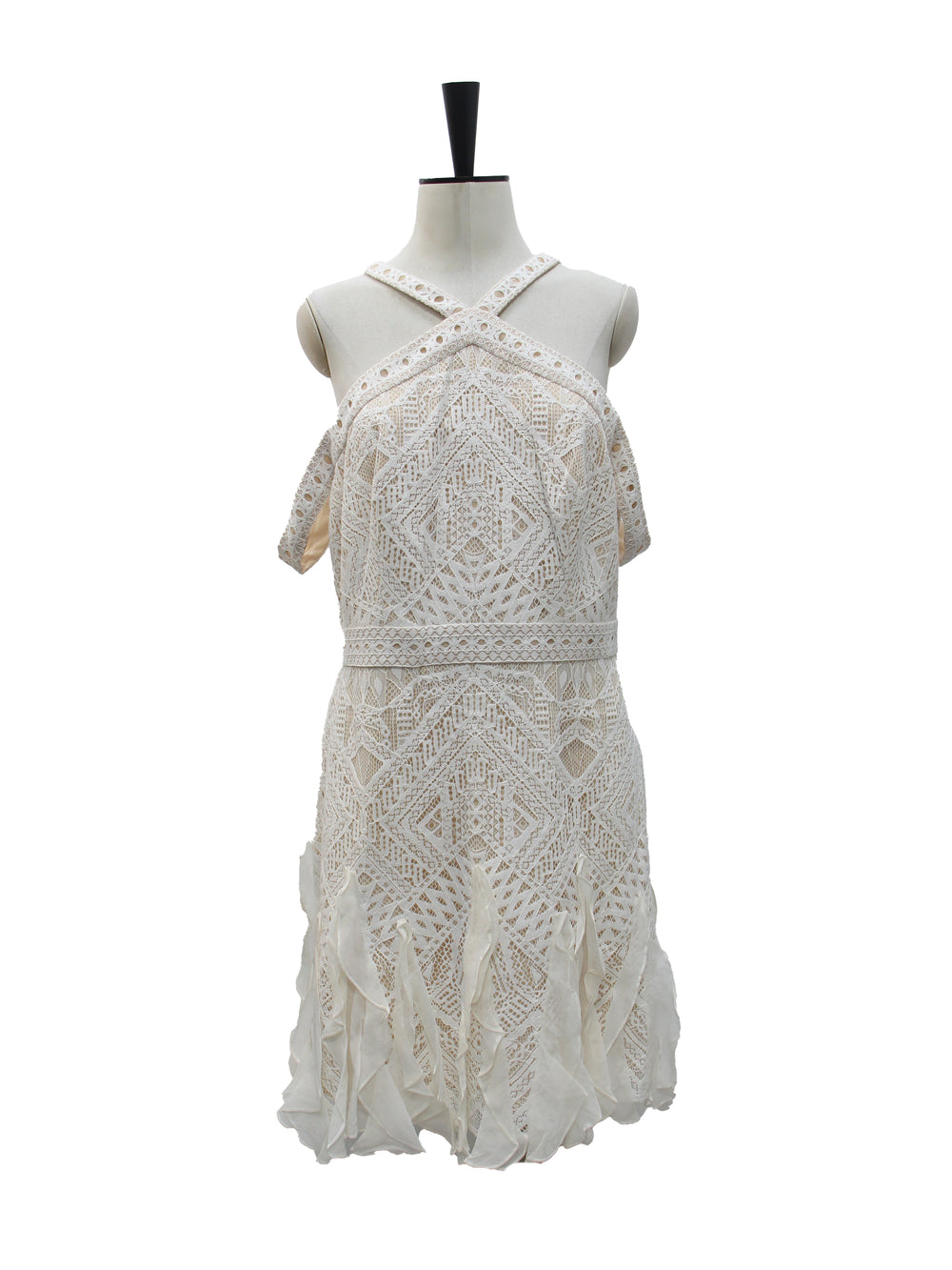 BCBGMAXAZRIA Sage Green Satin Corset Midi Dress