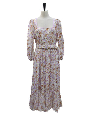 Jonathan Simkhai Floral Textured Midi Dress