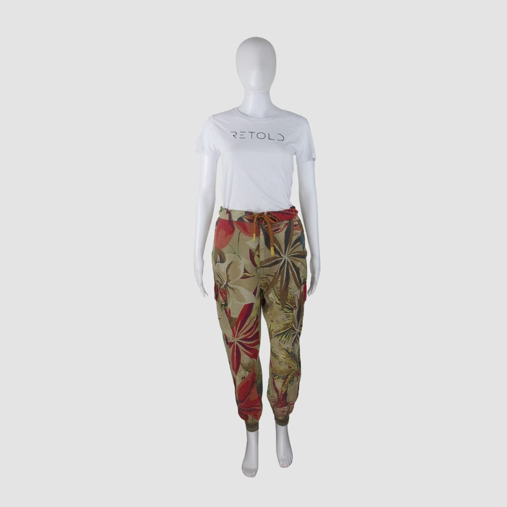 Floral Print Trousers
