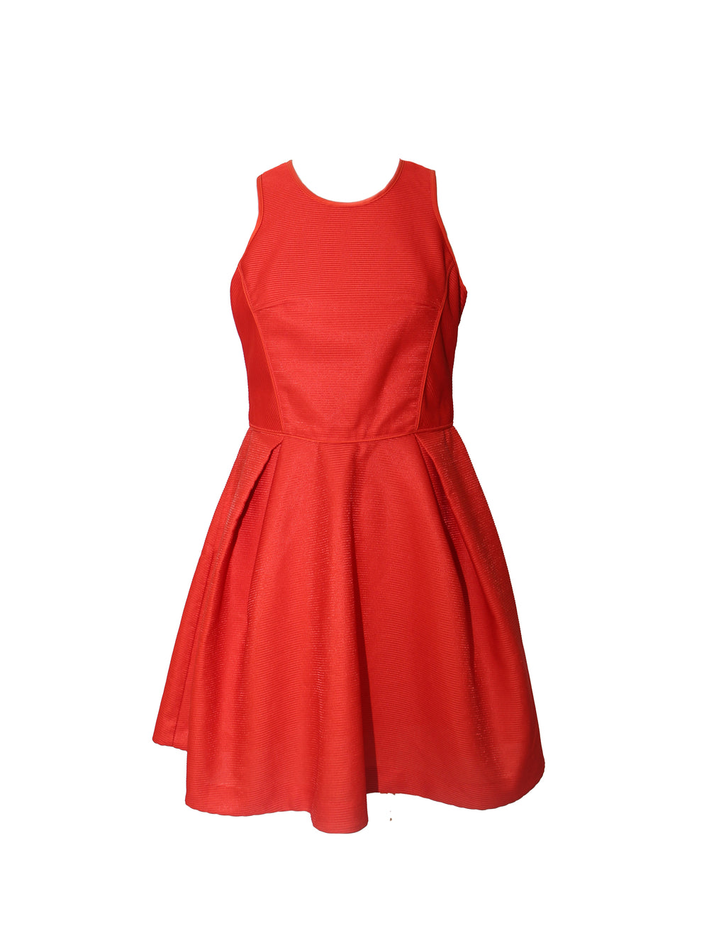 Maje Crimson Sleeveless A-Line Dress