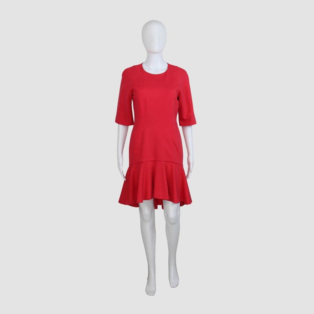 Short Sleeve Midi Dress