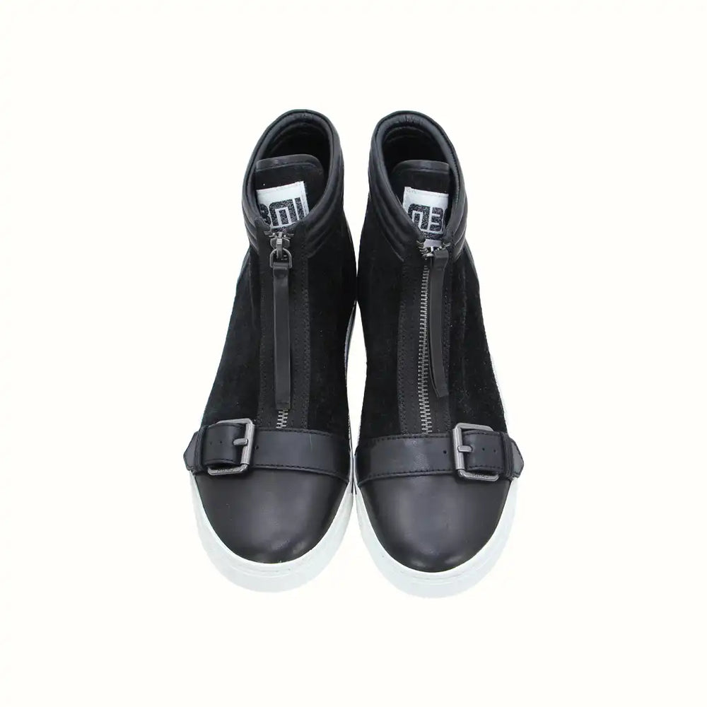 Black BMX High Top Boot Sneakers