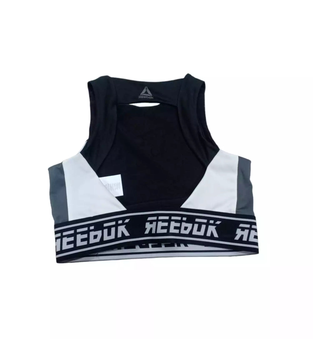 Reebok Sportswear Sports Bra Durable Breathable Gartered Hem