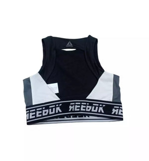 Reebok Sportswear Sports Bra Durable Breathable Gartered Hem