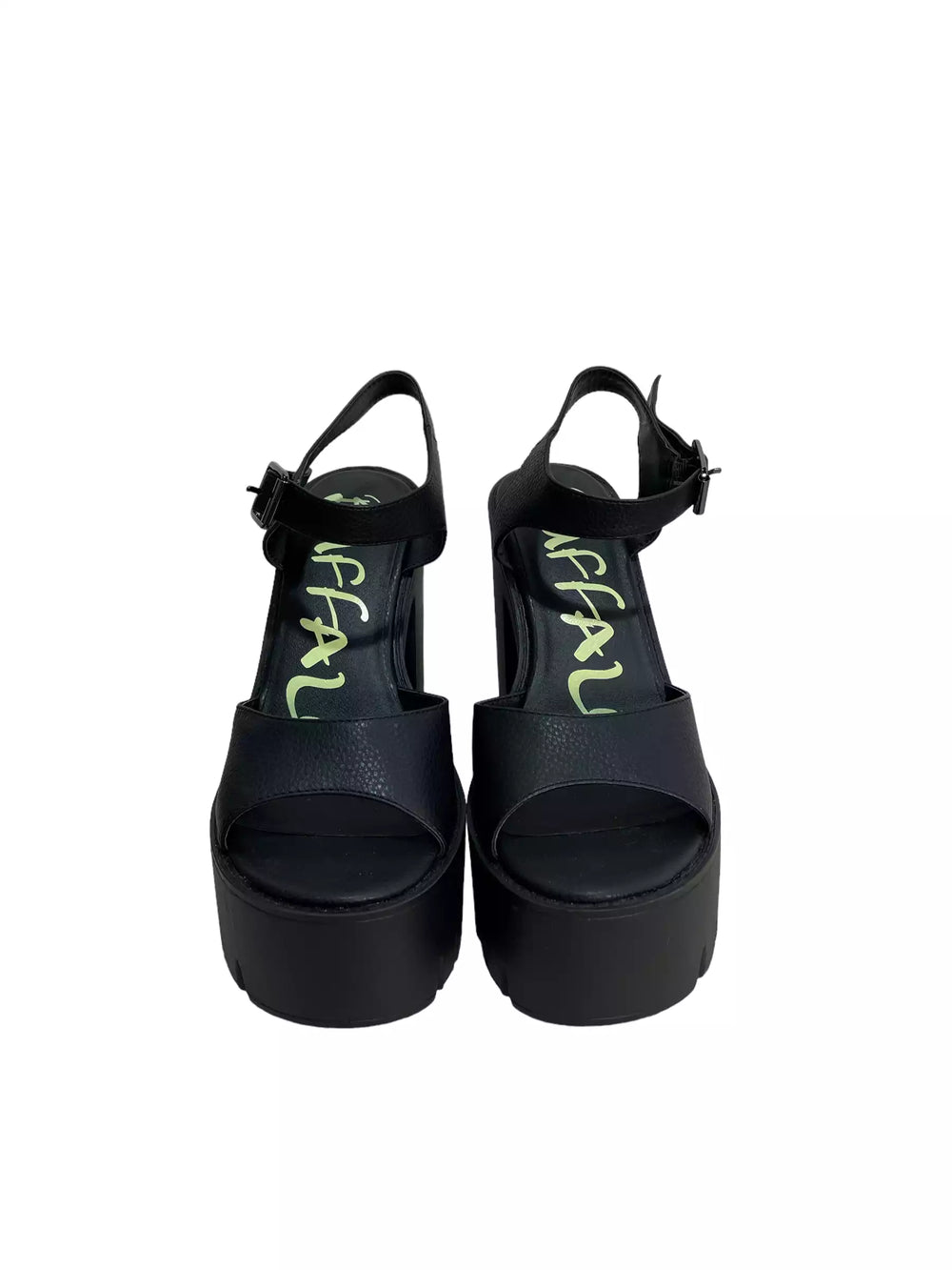 Chic Leather Ankle Strap Heels