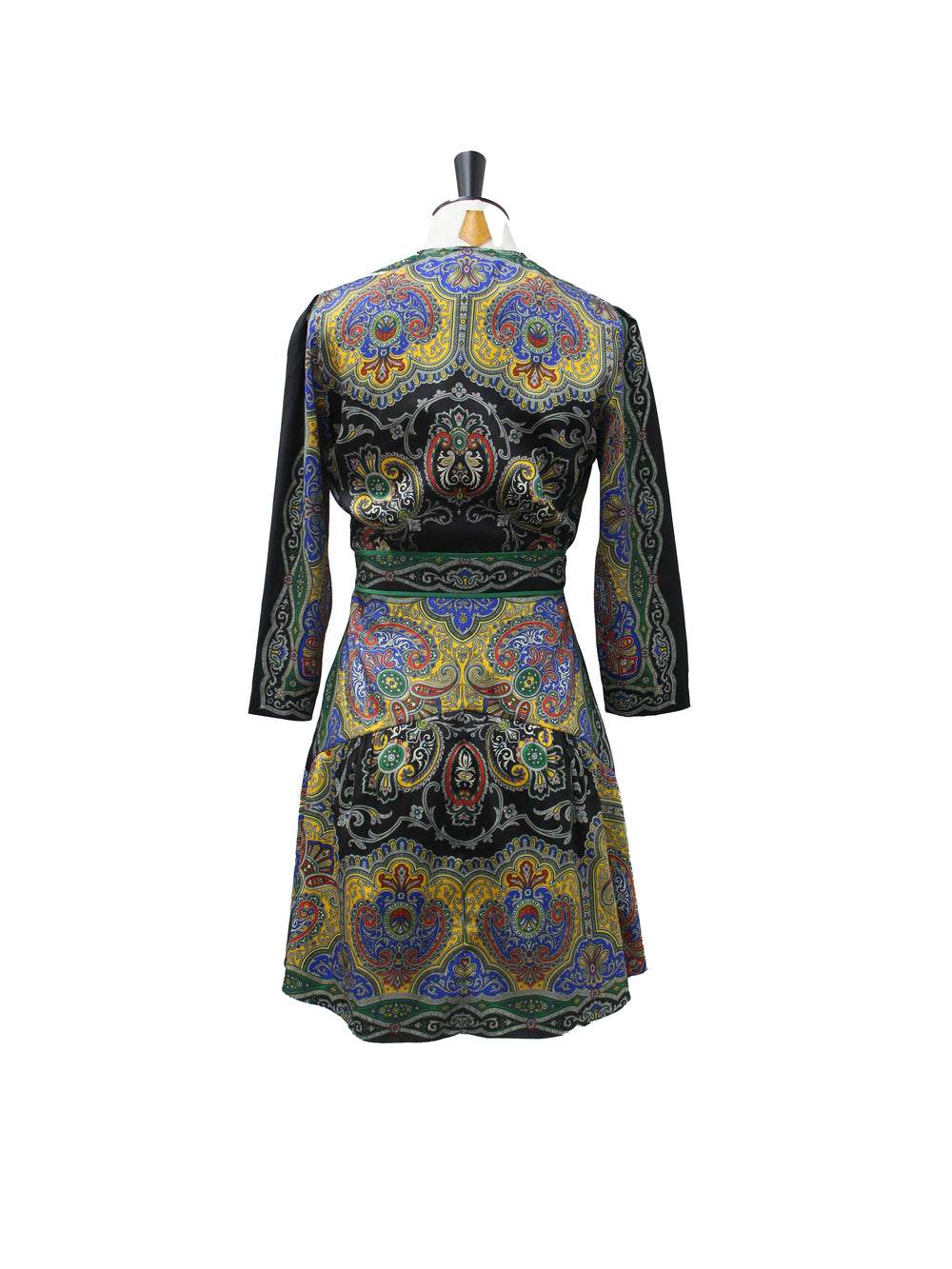 Sandro Multi-Color Paisley Print Mini Dress