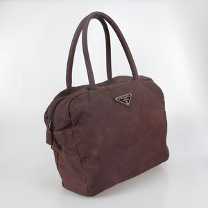 Tessuto Nylon Top Handle Bag