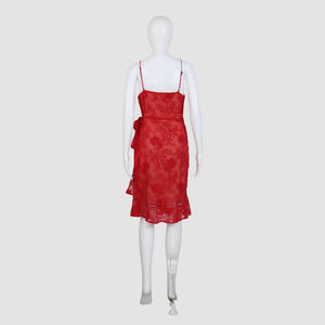 Sleeveless Wrap Mini Dress