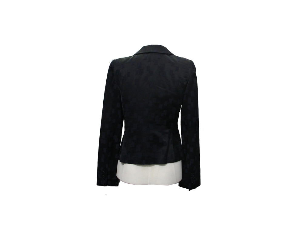 Emporio Armani Black & Navy Geometric Print Blaze