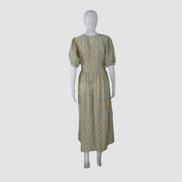 Multicolor Sonja Floral Print Midi Dress