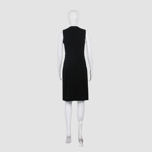 Joseph Black Sleevless Midi Dress