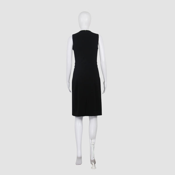 Joseph Black Sleevless Midi Dress