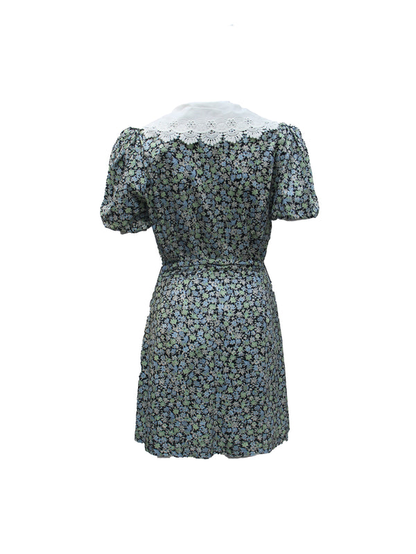 Maje Floral Print Mini Dress