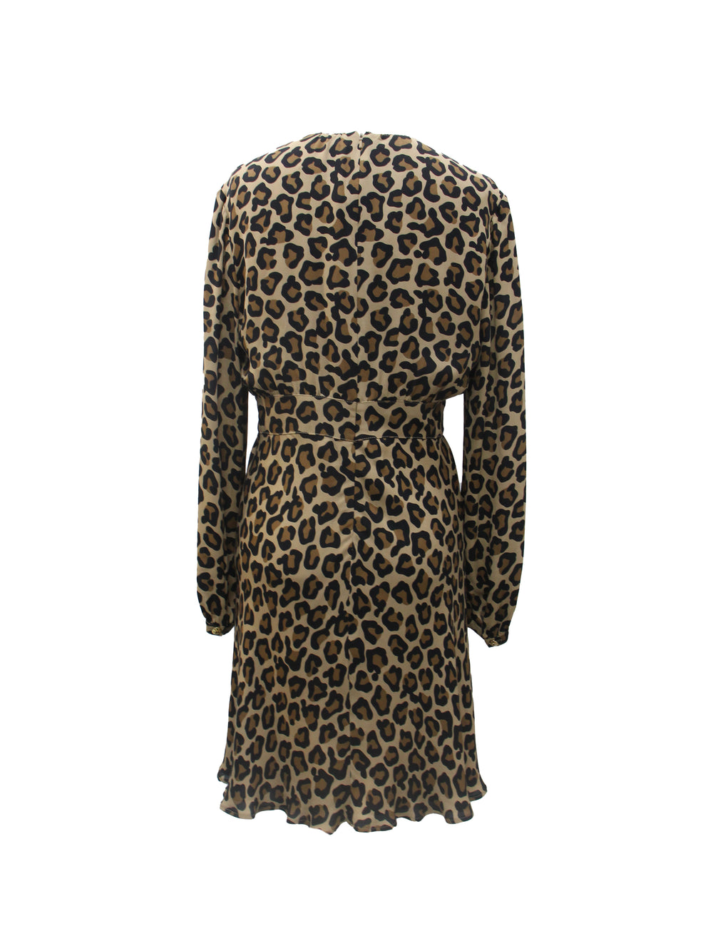 Tory Burch Leopard Print Silk Mini Dress