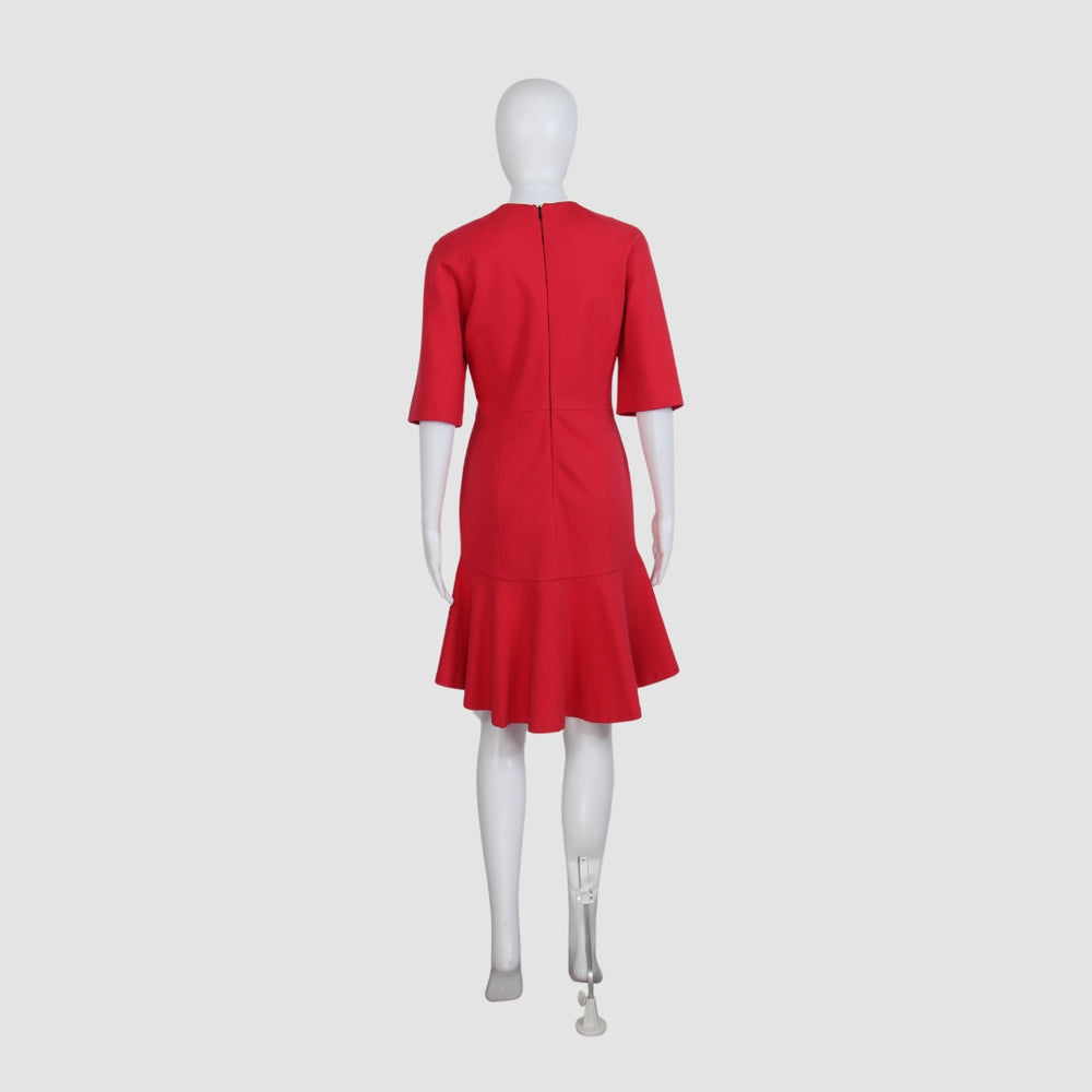 Short Sleeve Midi Dress