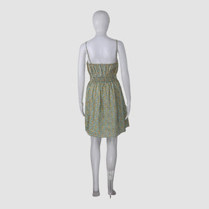 Multicolor Shivka Sabinosa Floral Print Mini Dress