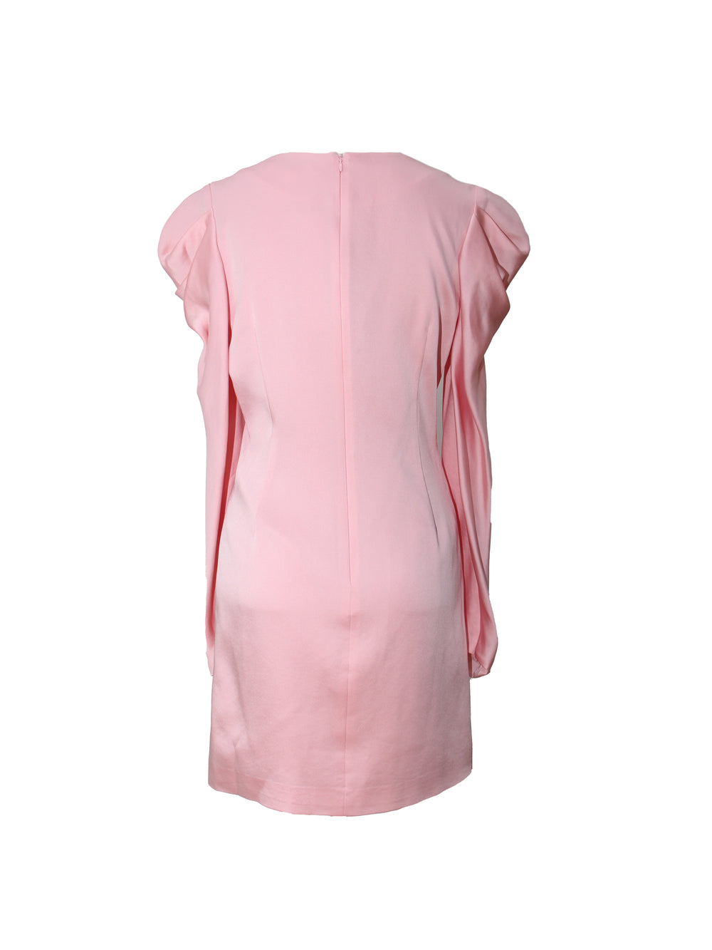 Jonathan Simkhai Pink Ruched Silk Blend Mini Dress