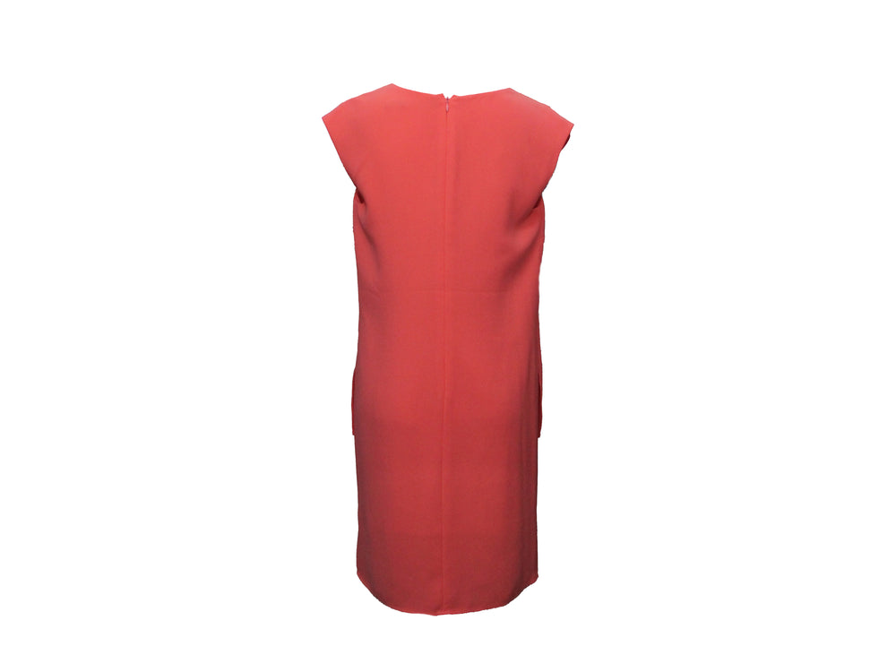 Ralph Lauren Coral V-Neck Shift Dress