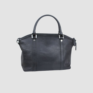 Leather GG Charm Dome Satchel