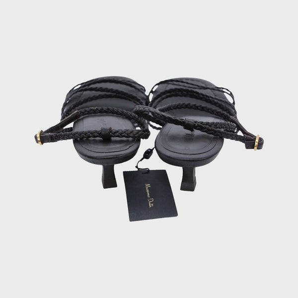Braided Leather Sandals