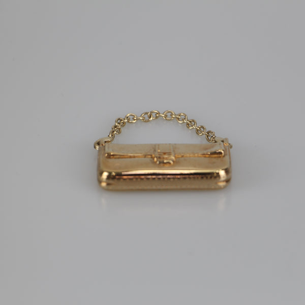 Gold Baguette Charms Bag
