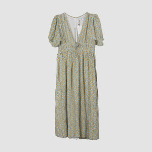 Multicolor Sonja Floral Print Midi Dress