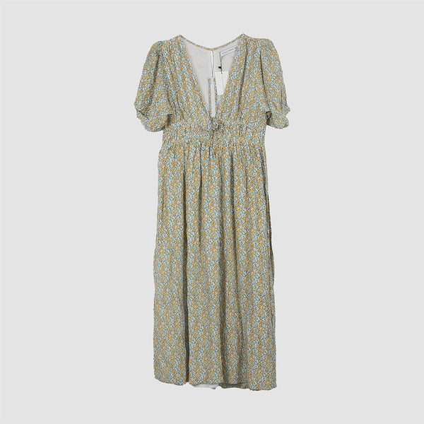 Multicolor Sonja Floral Print Midi Dress