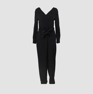 V neck Long Sleeve Jumpsuit