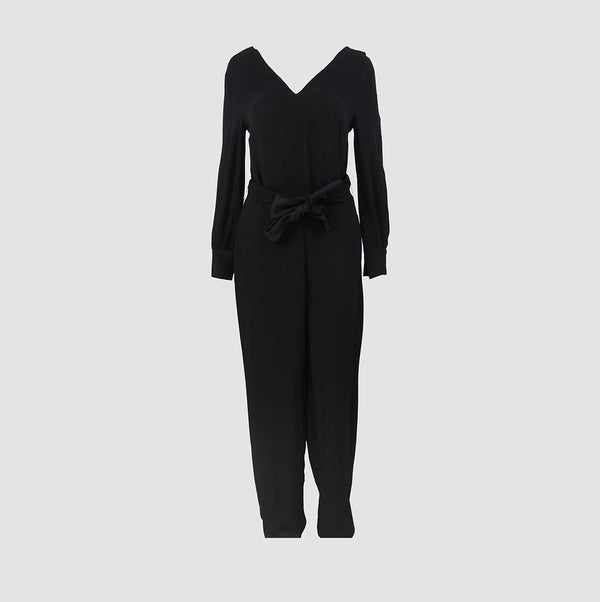 V neck Long Sleeve Jumpsuit