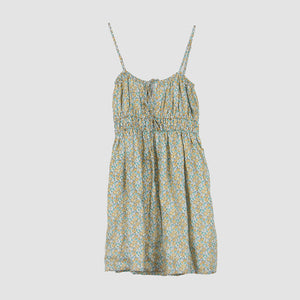 Multicolor Shivka Sabinosa Floral Print Mini Dress