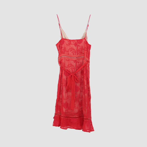 Sleeveless Wrap Mini Dress