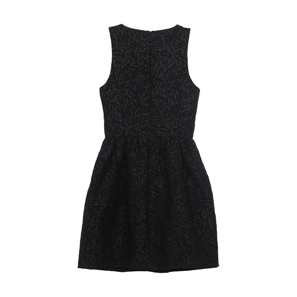 Armani Exchange Black SLeeveless Midi Dress