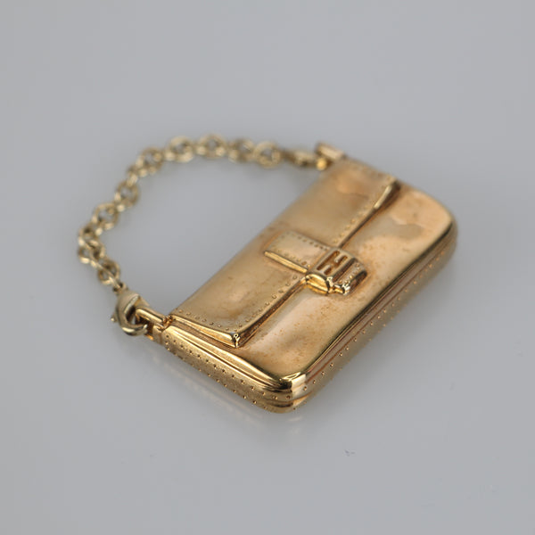 Gold Baguette Charms Bag