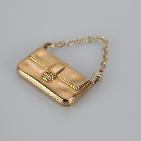 Gold Baguette Charms Bag