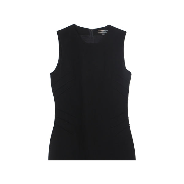 Joseph Black Sleevless Midi Dress
