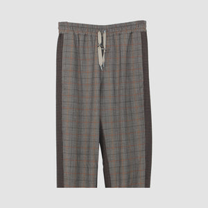 Checkered Wool Blend Pants