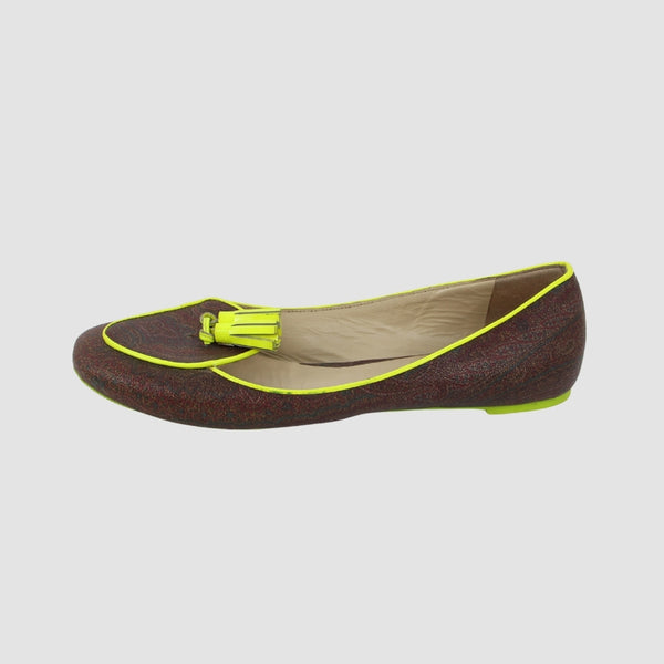 Paisley Print Ballet Flats