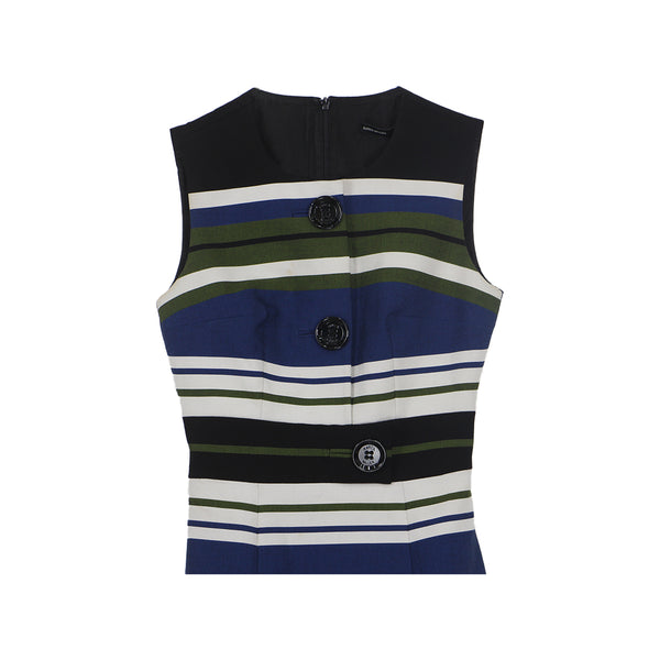 Karen Millen Multicolor Printed Sleeveless Mini Dress